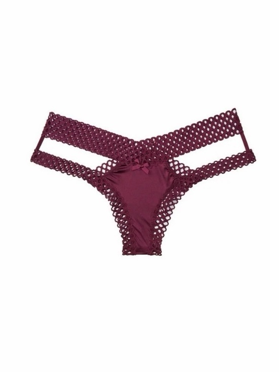 Victoria's Secret Other - Victoria’s Secret Very Sexy Strappy Mesh Cheeky Panty L NWT